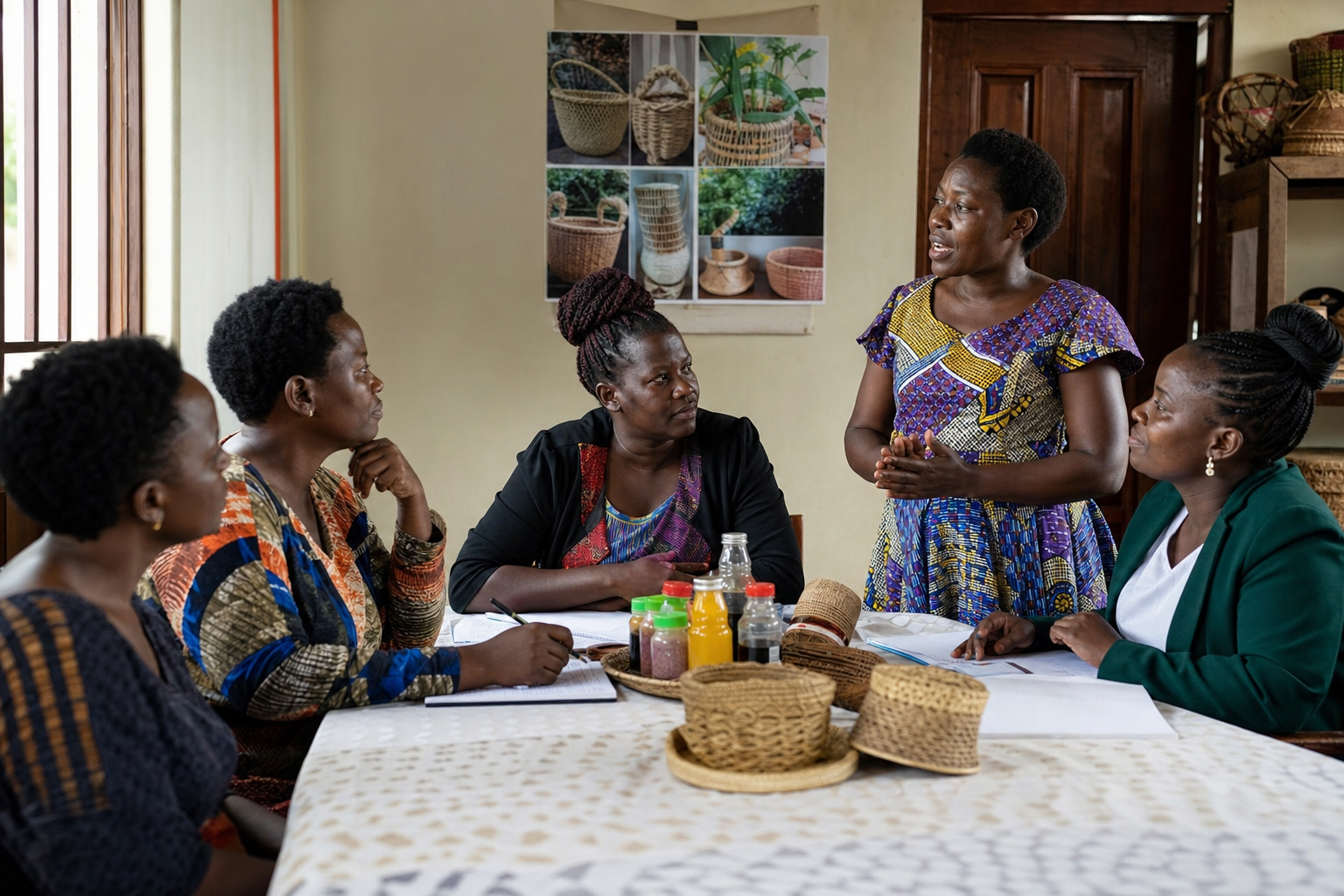 Nsindika Njake community enterprise leaders meeting